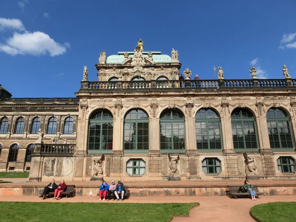 Dresde Alemania Abril 2022 Famoso Palacio Zwinger Sajonia — Foto de Stock