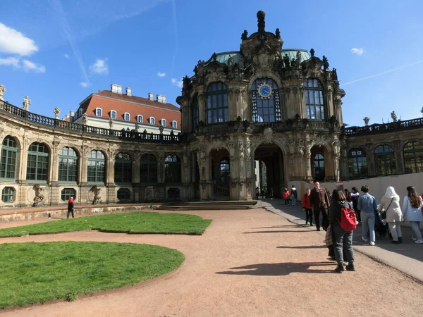 Dresden Deutschland April 2022 Berühmter Zwinger Sachsen — Stockfoto