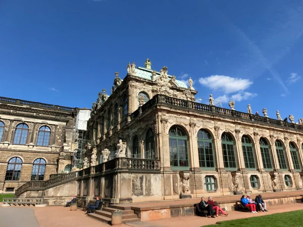 Dresde Alemania Abril 2022 Famoso Palacio Zwinger Sajonia — Foto de Stock