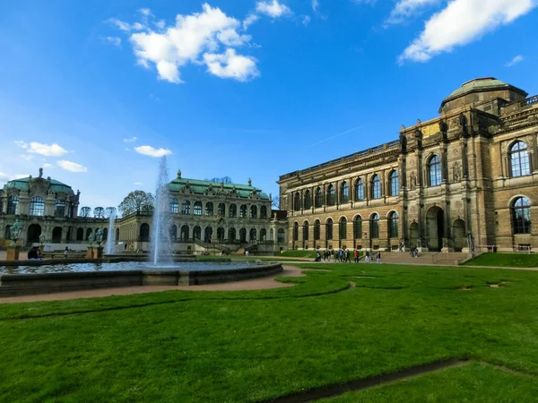 Dresde Alemania Abril 2022 Famoso Palacio Zwinger Sajonia — Foto de Stock