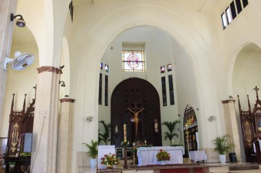 Puerto Plata, DR - 04 Mayıs 2022: Aziz Philip Puerto Plata, Dominik Cumhuriyeti Havari Kilisesi.