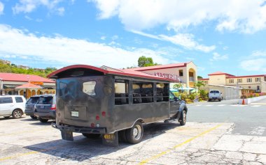 Charlotte Amalie, ABD Virgin Adaları - 4 Mayıs 2022 Charlotte Amalie alışveriş bölgesi