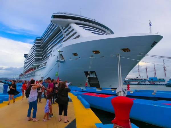 San Juan Puerto Rico May 2022 Msc Seashore Cruise Ship — Stock Photo, Image