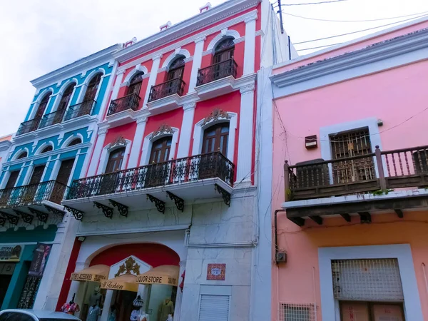 San Juan Puerto Rico Mayo 2022 Colorido Edificio Centro San — Foto de Stock