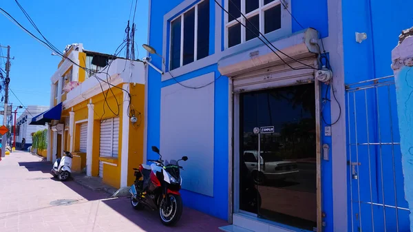 Puerto Plata Mayo 2022 Coloridos Edificios Centro Puerto Plata República — Foto de Stock