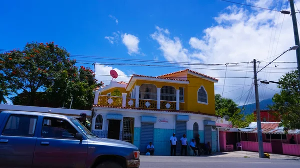 Puerto Plata May 2022 Colorful Buildings Center Puerto Plata Dominican — Stock Photo, Image