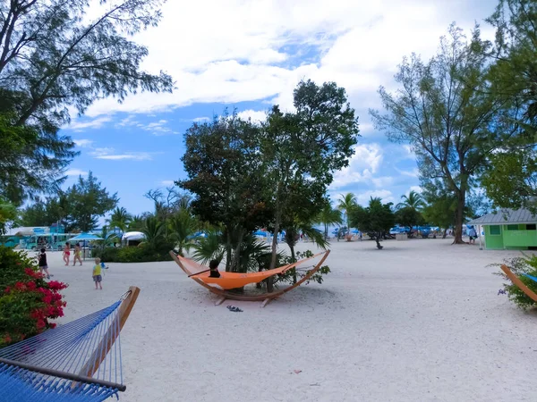 Coco Cay Bahamas Abril 2022 Gente Divierte Cococay Isla Bahamas — Foto de Stock