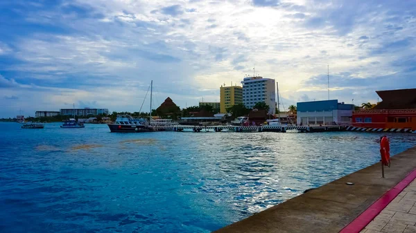 Cozumel Mexique Mai 2022 Port Puerta Maya Littoral Avec Eau — Photo