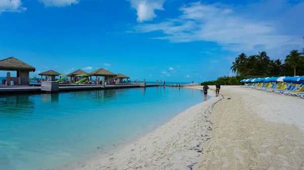 Coco Cay Bahamas Avril 2022 Chalet Privé Cococay Île Des — Photo