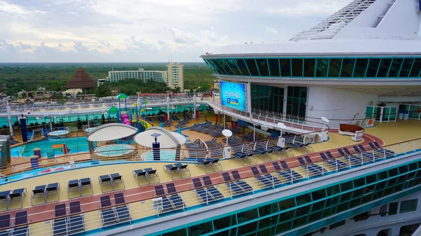 Кохель Мексика Мая 2022 Круизный Лайнер Royal Caribbean Cruise Line — стоковое фото