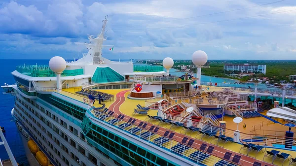 Кохель Мексика Мая 2022 Круизный Лайнер Royal Caribbean Cruise Line — стоковое фото