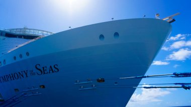 Costa Maya, Meksika... 24 Nisan 2022, Roatan, Honduras 'a yanaşan en büyük deniz senfonisi.