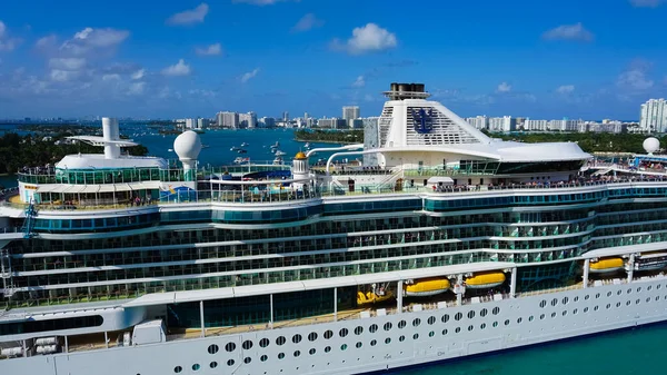 Miami Usa Dubna 2022 Royal Caribbean Cruise Line Jewel Seas — Stock fotografie