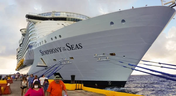 Costa Maya México Abril 2022 Sinfonía Los Mares Crucero Más — Foto de Stock