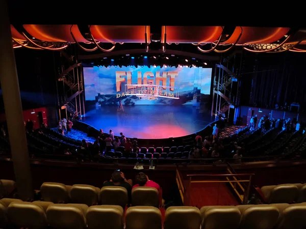 Miami Usa Квітня 2022 Theatre Symphony Seas Найбільший Круїзний Корабель — стокове фото