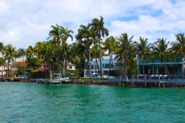 Miami, ABD - 24 Nisan 2022: Miami Beach, Florida, ABD 'de 24 Nisan 2022