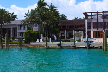 Miami, ABD - 24 Nisan 2022: Miami Beach, Florida, ABD 'de 24 Nisan 2022