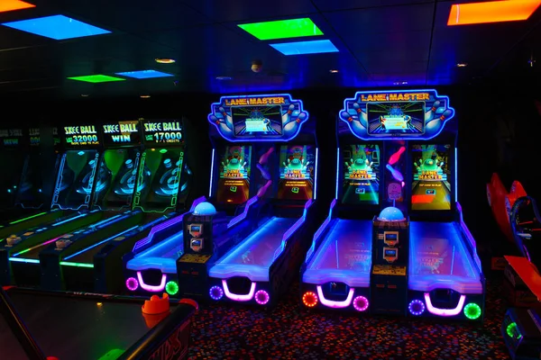 Miami Usa April 2022 Die Kinderspielautomaten Auf Einem Kreuzfahrtschiff Oder — Stockfoto