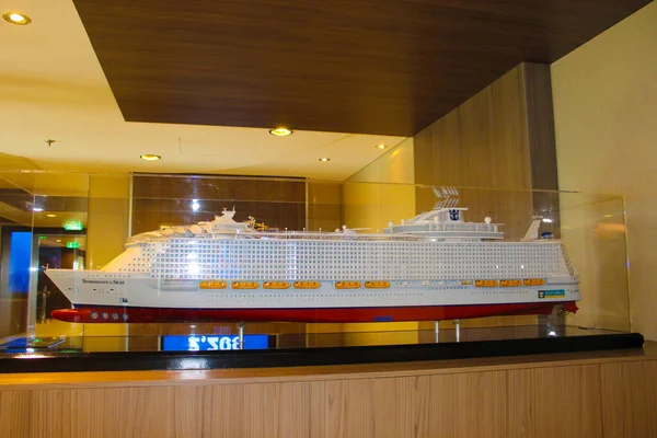 Miami Usa April 2022 Het Model Van Cruiseschip Symphony Seas — Stockfoto