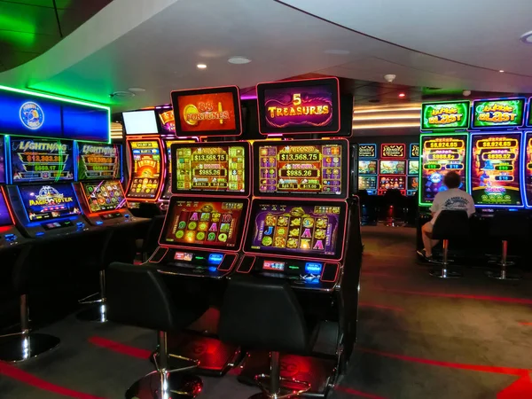 Miami Abril 2022 Interior Las Máquinas Tragamonedas Casino Juegos Azar —  Fotos de Stock