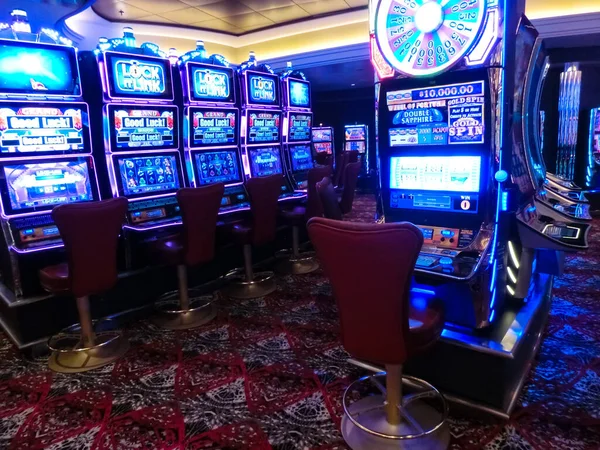 Miami Usa April 2022 Interiör Spelautomater Spel Kasino Ombord Nya — Stockfoto