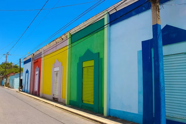Красочные Здания Центре Пуэрто Плата Доминиканская Республика — стоковое фото
