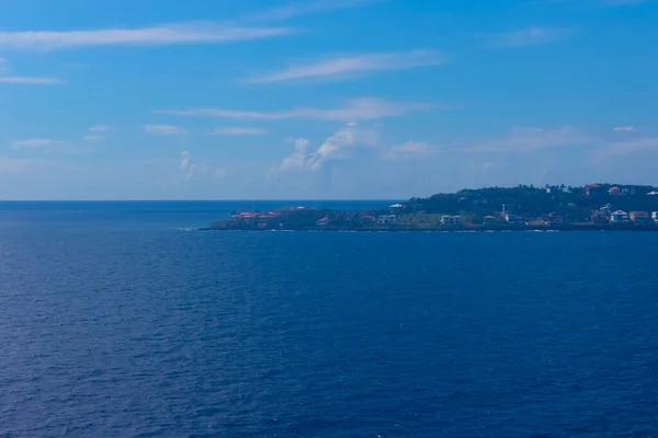 Puerto Puerta Maya Costa Con Agua Azul Del Caribe Cozumel — Foto de Stock