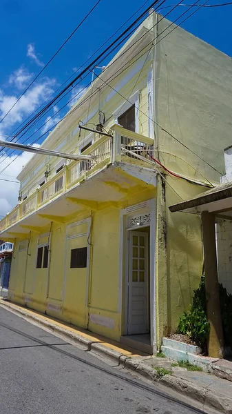 Edifícios Coloridos Centro Puerto Plata República Dominicana — Fotografia de Stock