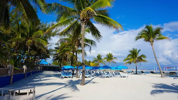 Blick Auf Cococay Die Insel Auf Den Bahamas Gäste Den — Stockfoto