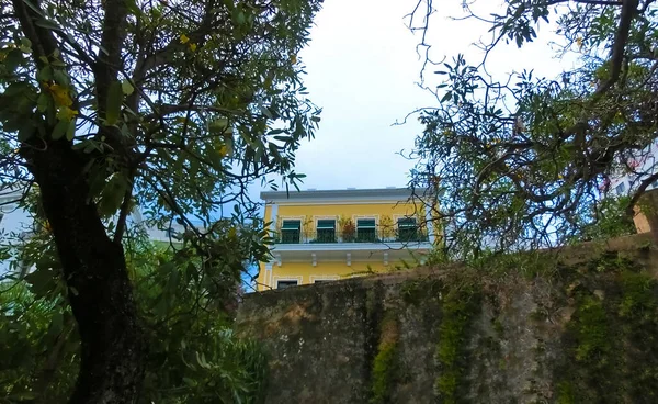 Яскравий Будинок Центрі Сан Хуана Пуерто Рико — стокове фото