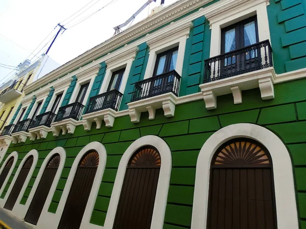 Colorido Edificio Centro San Juan Puerto Rico — Foto de Stock