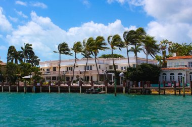 Miami Beach, Florida 'da lüks bir malikane.