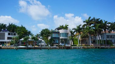 Miami Beach, Florida 'da lüks bir malikane.
