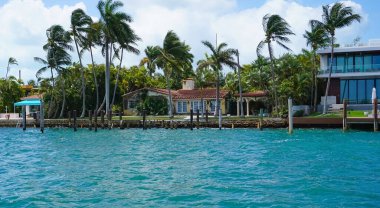 Luxurious mansion in Miami Beach, Florida at US
