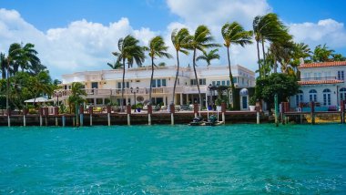 Miami Beach, Florida 'da lüks bir malikane.