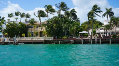 Miami Beach, Florida 'da lüks bir malikane.