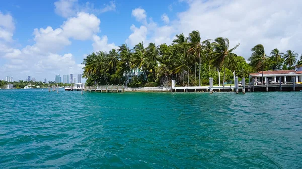 Luksusowa Rezydencja Miami Beach Floryda Usa — Zdjęcie stockowe