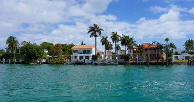 Miami Beach, Florida 'da lüks bir malikane.