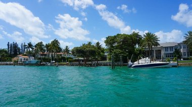 Miami Beach, Florida 'da lüks bir malikane.