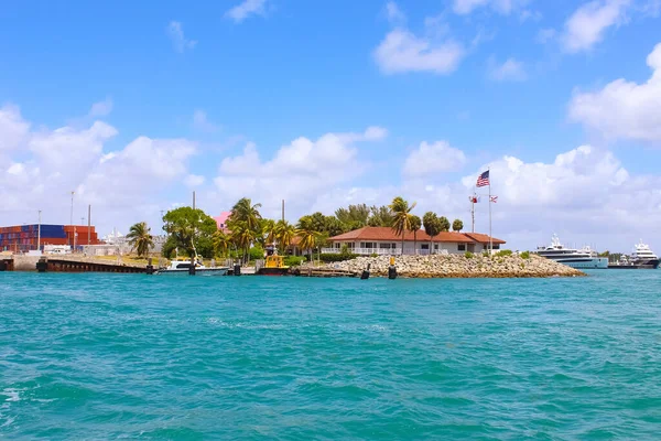 Puerto Miami Uno Los Puertos Carga Más Grandes Los Estados — Foto de Stock