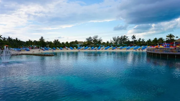 Vista Cococay Isla Bahamas Donde Los Huéspedes Pueden Pasar Día — Foto de Stock