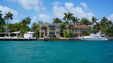 Luxurious mansion in Miami Beach, Florida at US