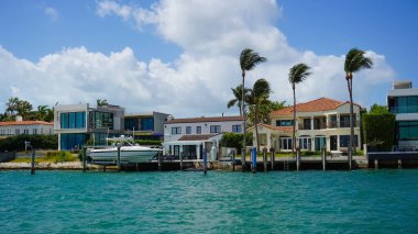 Miami Beach, Florida 'da lüks bir malikane.
