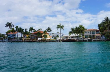 Miami Beach, Florida 'da lüks bir malikane.