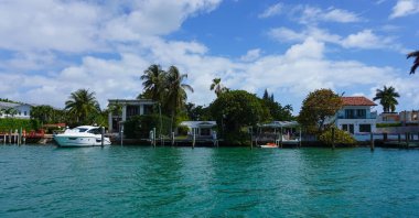 Miami Beach, Florida 'da lüks bir malikane.