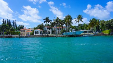 Miami Beach, Florida 'da lüks bir malikane.