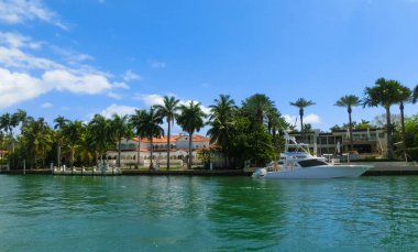 Miami Beach, Florida 'da lüks bir malikane.