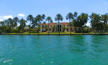 Luxurious mansion in Miami Beach, Florida at US