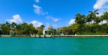 Miami Beach, Florida 'da lüks bir malikane.