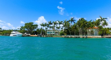 Miami Beach, Florida 'da lüks bir malikane.